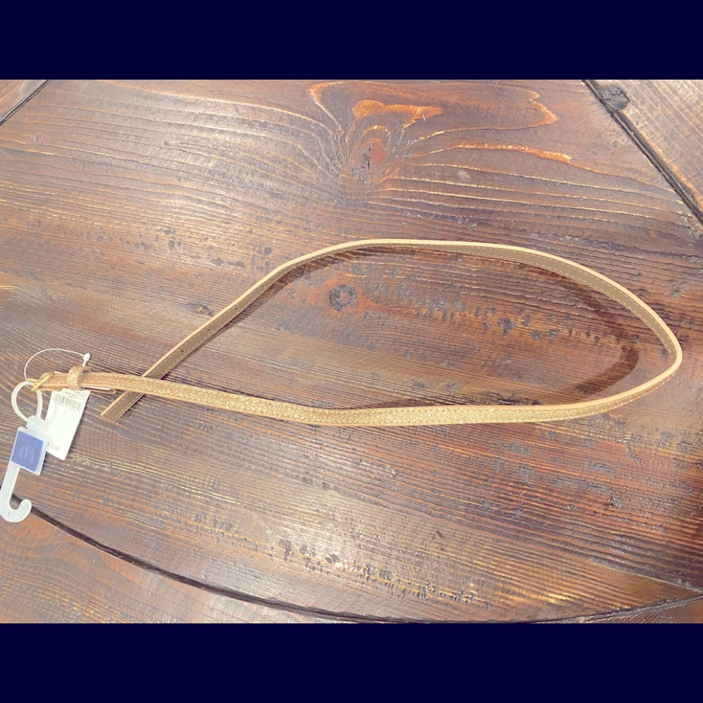 Gap girls sparkle gold belt size L